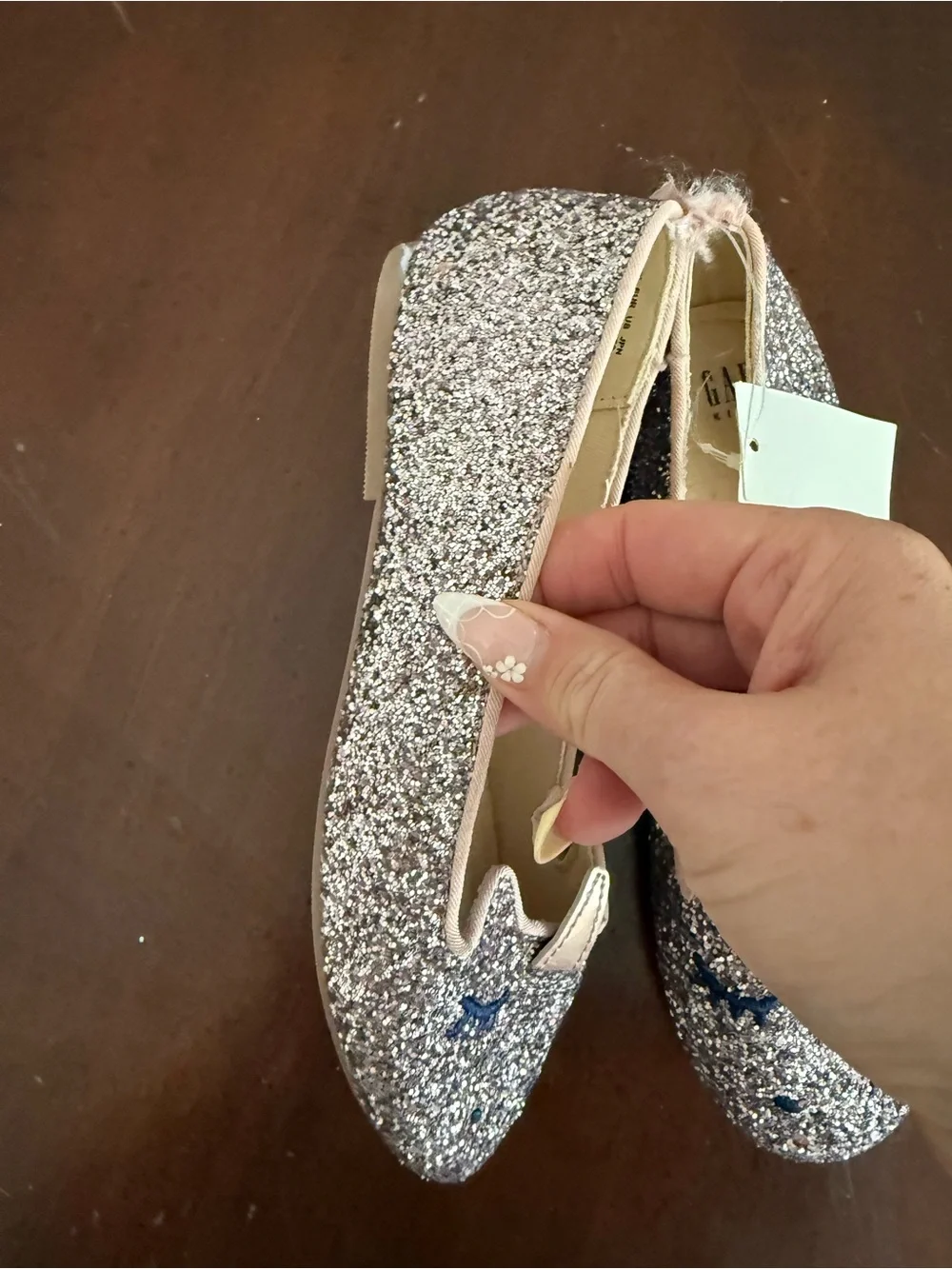 Gap glitter flats